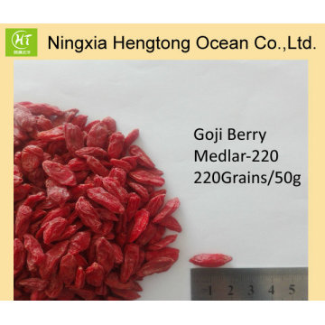 Nova safra de Ningxia certificado Goji Berries em massa preço de atacado